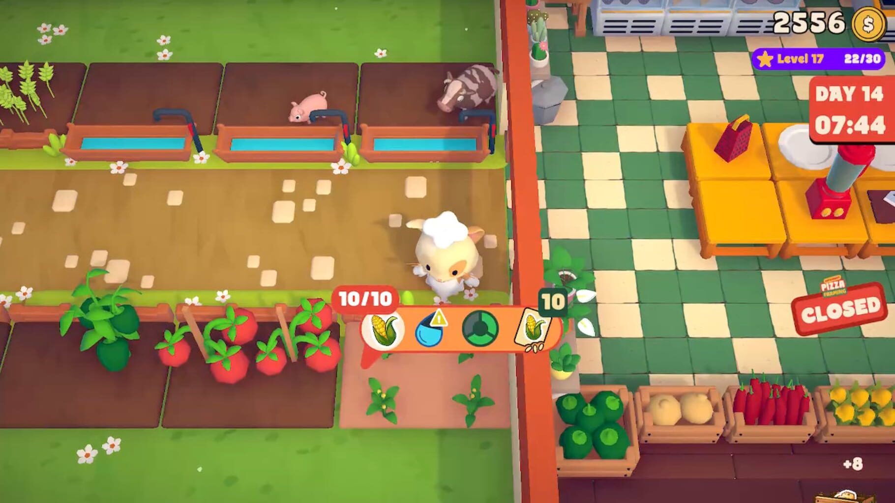Cat & Rabbit Pizza Farming screenshot