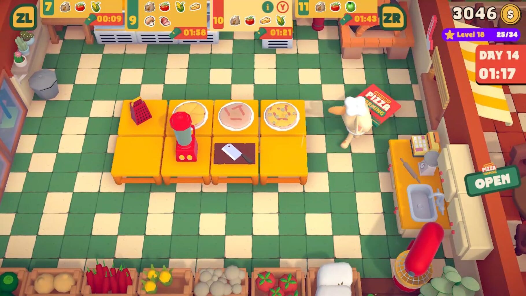 Cat & Rabbit Pizza Farming screenshot