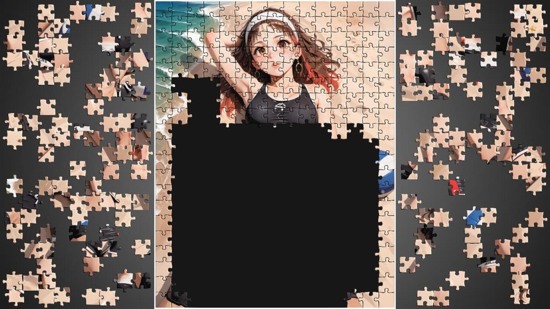 Hentai Puzzle: Volleyball Girls - Screenshot