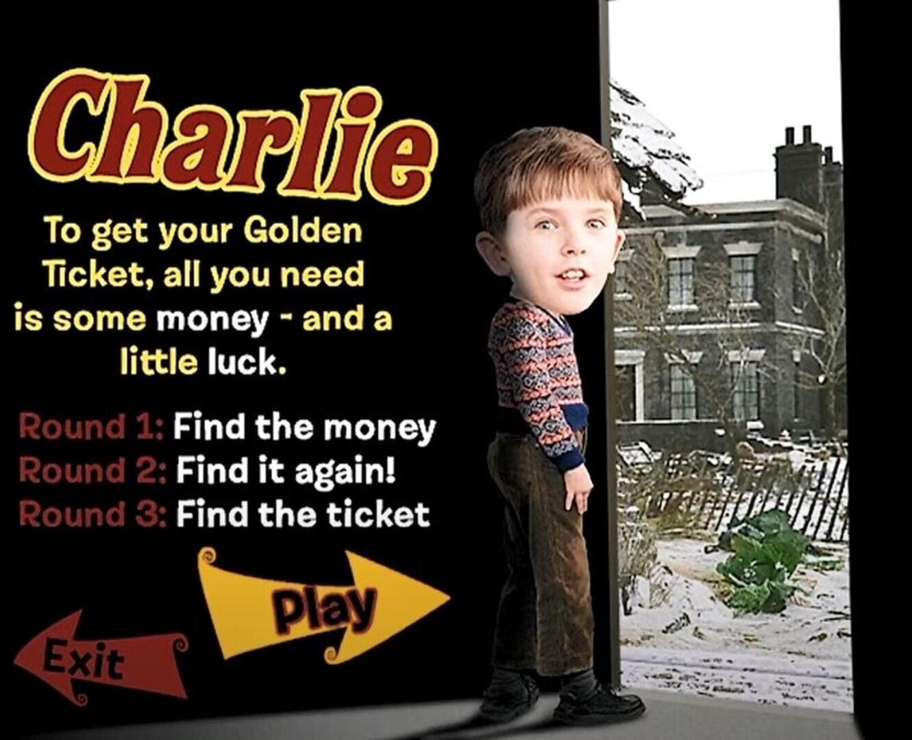 Charlie and The Chocolate Factory DVD Games