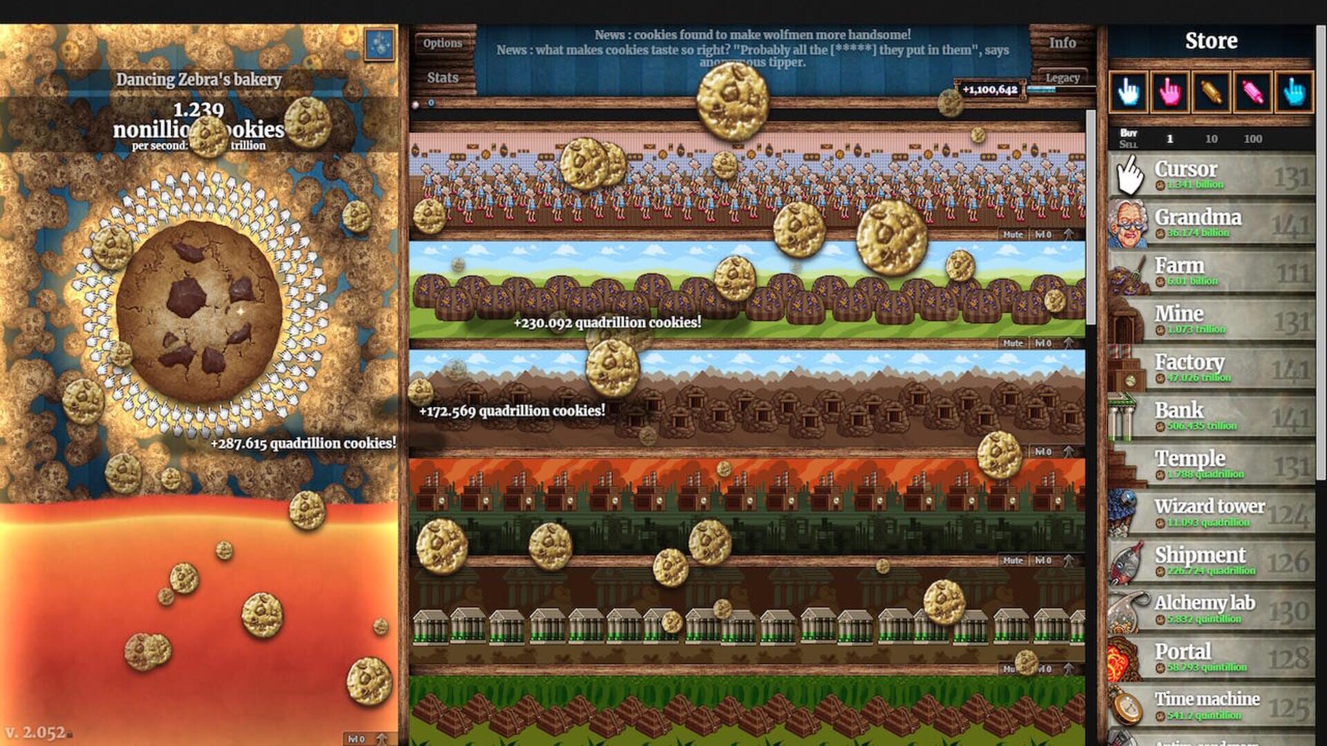 Cookie Clicker screenshot