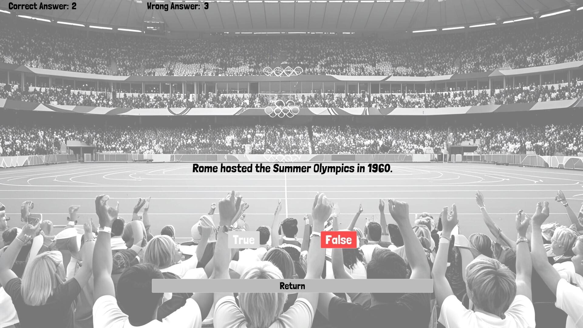 Olympic Games Quiz - Screenshot