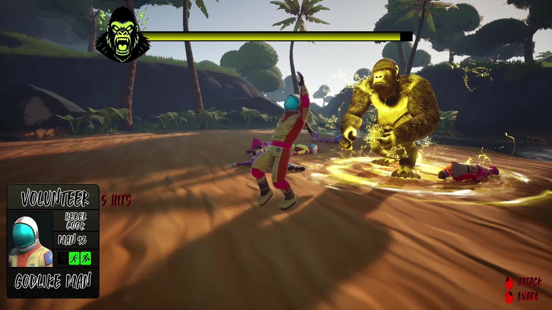 100 Men Vs Gorilla
