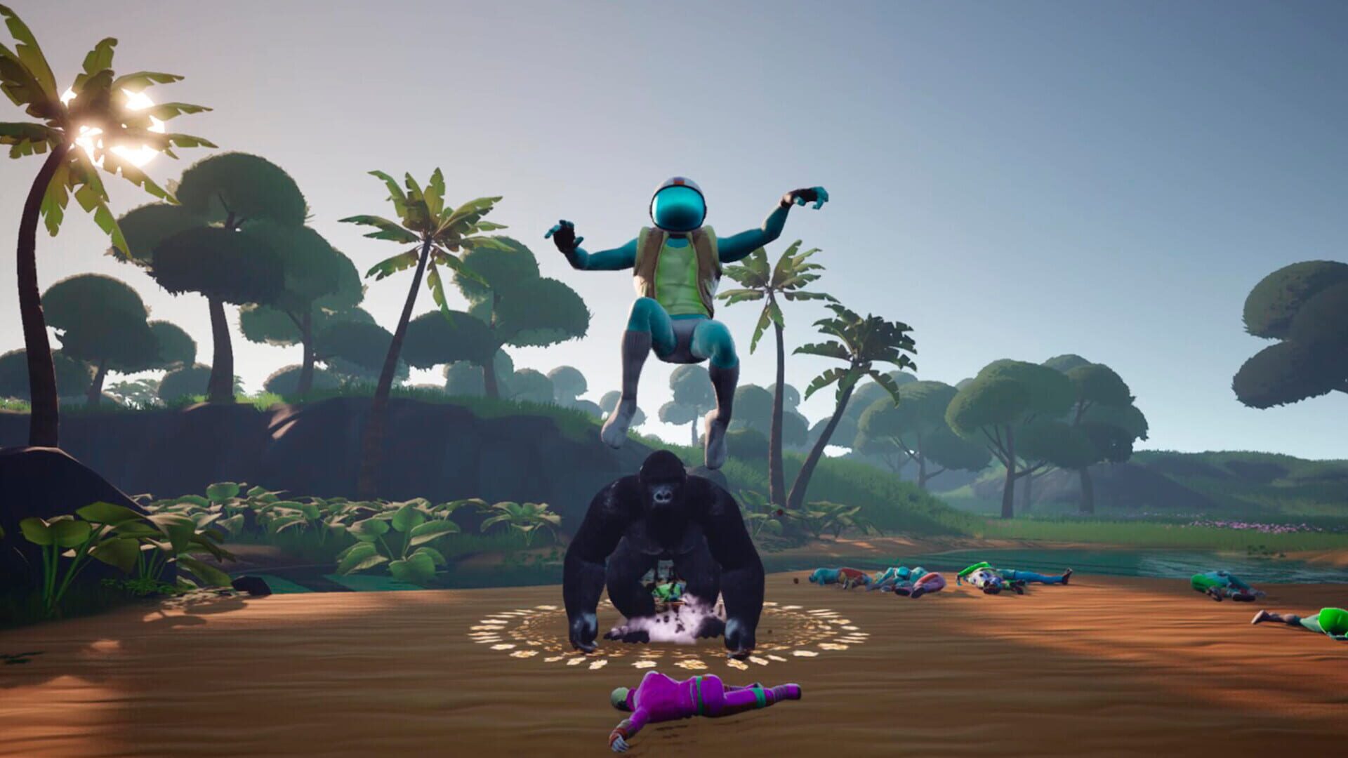 100 Men Vs Gorilla - Screenshot