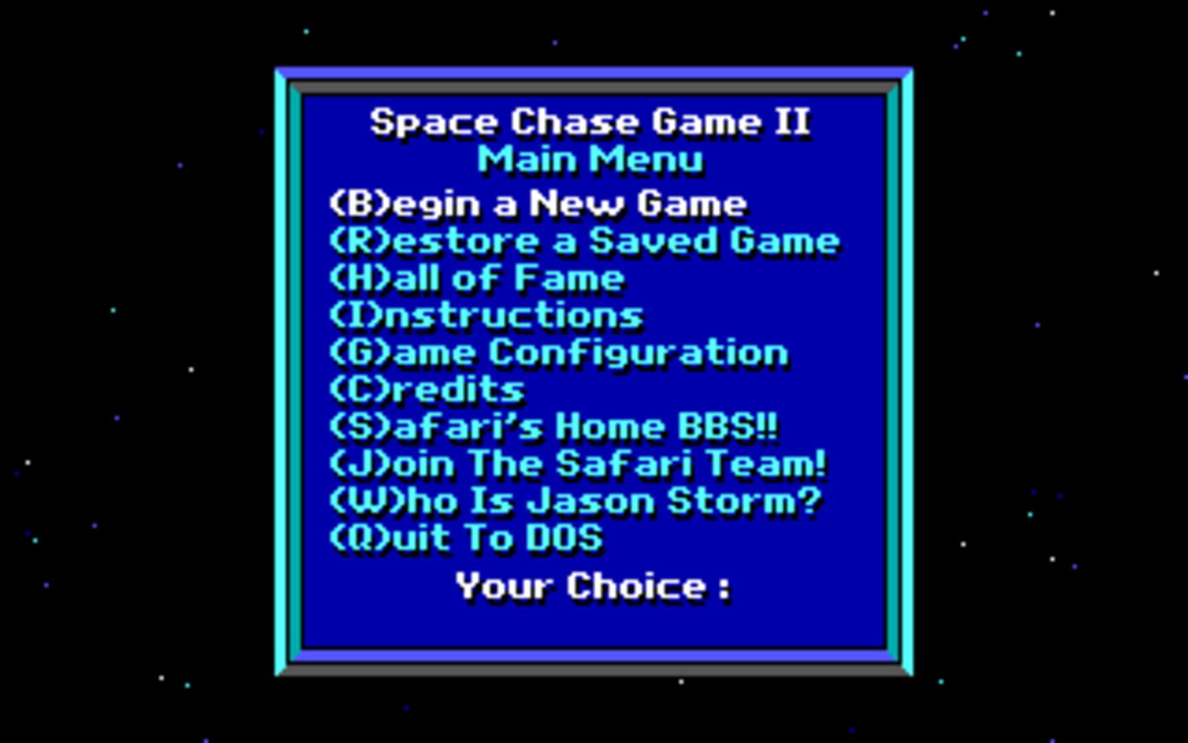 Space Chase II: Fortress of Doom!