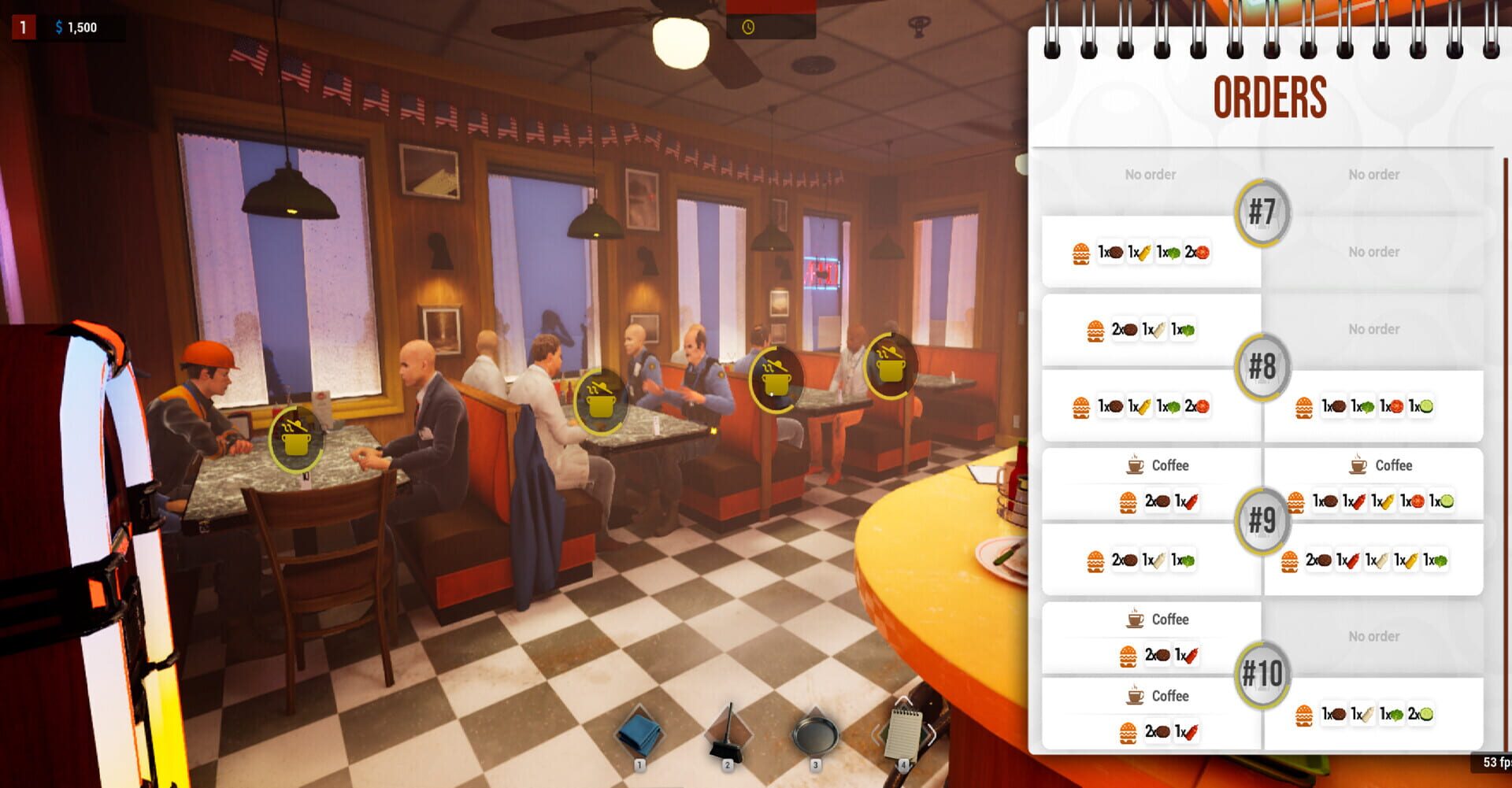 Diner Simulator