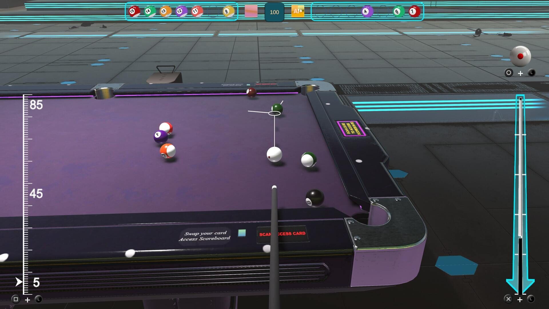 Masters Pool HD screenshot