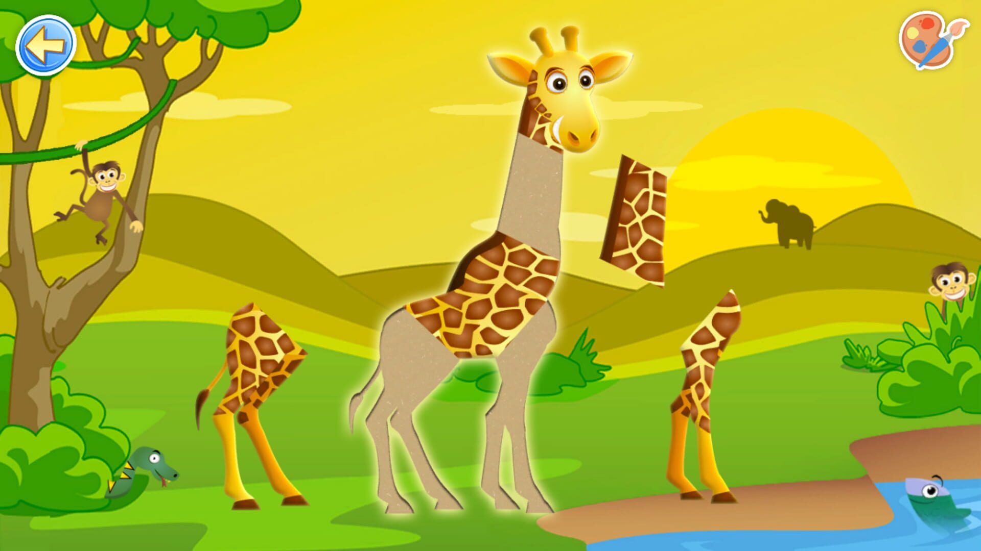 Puzzles & Colors: Games for Kids - Toddler Coloring Book Draw Paint screenshot