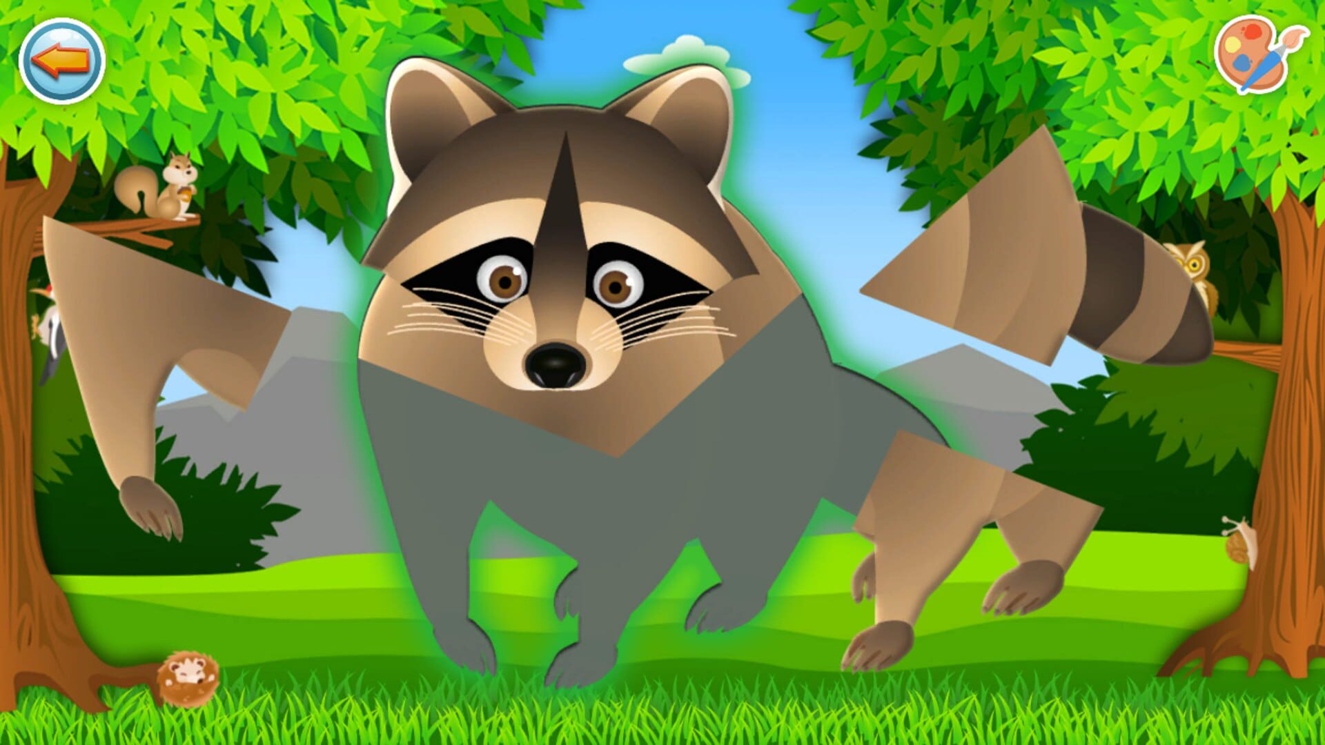 Puzzles & Colors: Games for Kids - Savanna Animals - Screenshot