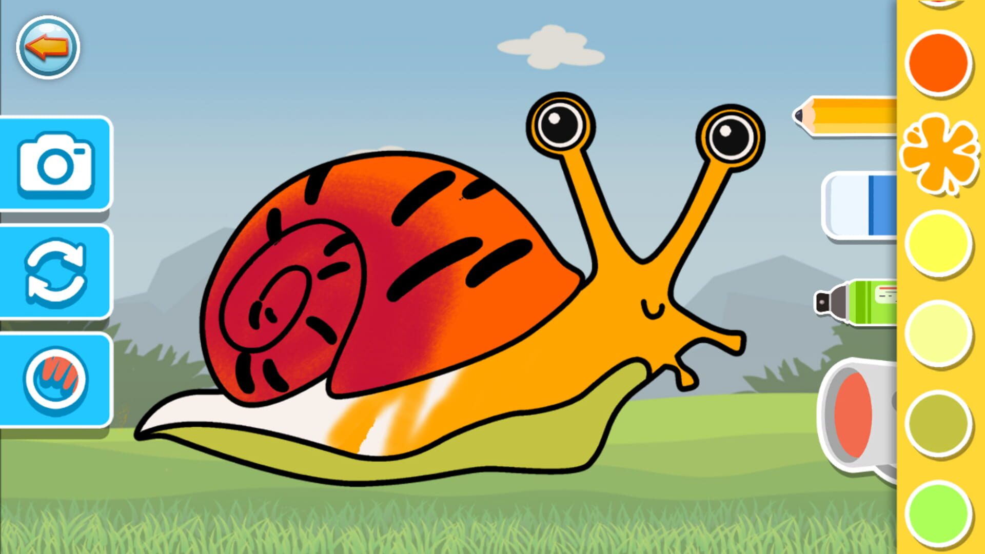 Puzzles & Colors: Games for Kids - Savanna Animals - Screenshot
