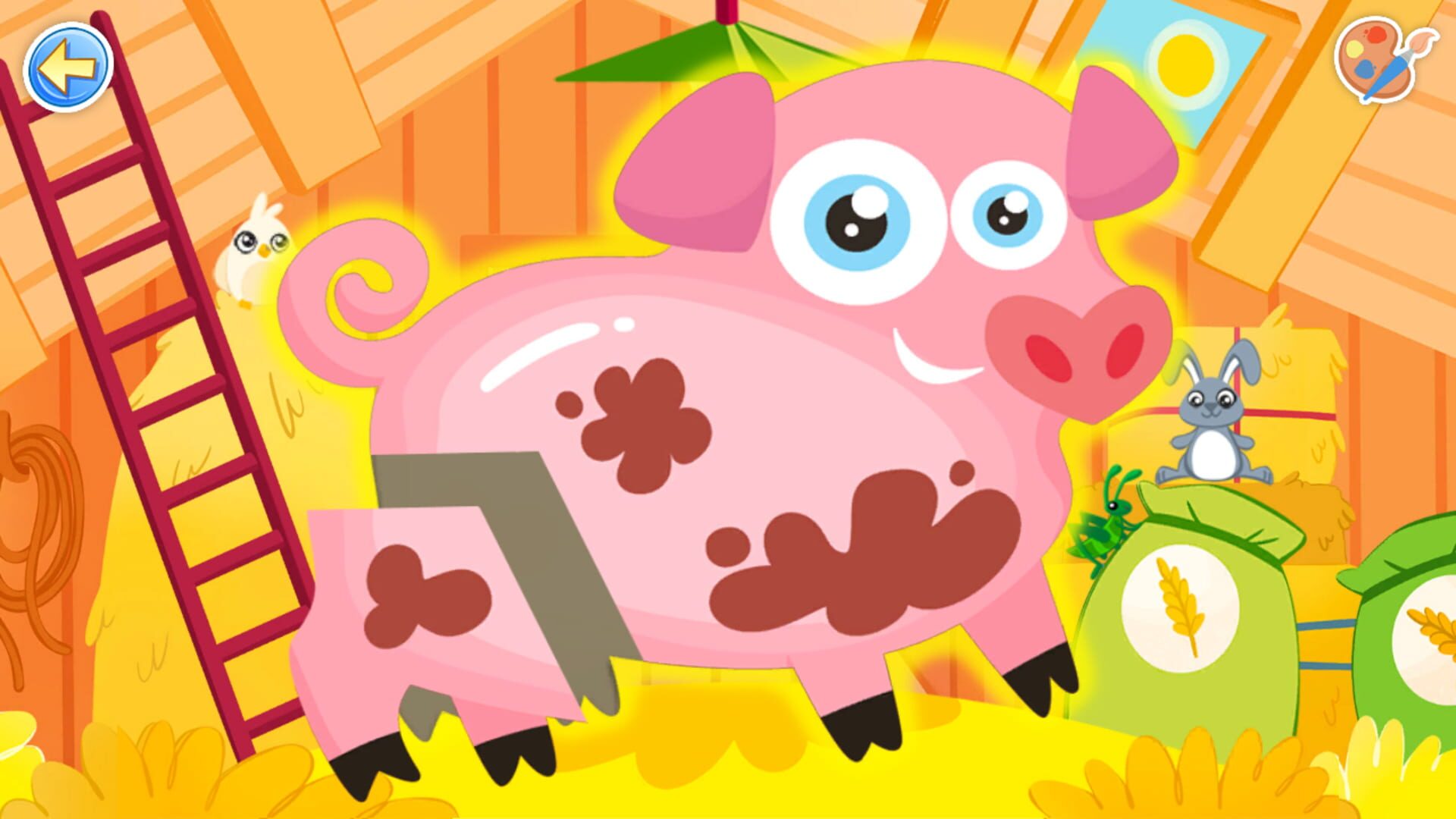 Puzzles & Colors: Games for Kids - Farm Animals - Screenshot