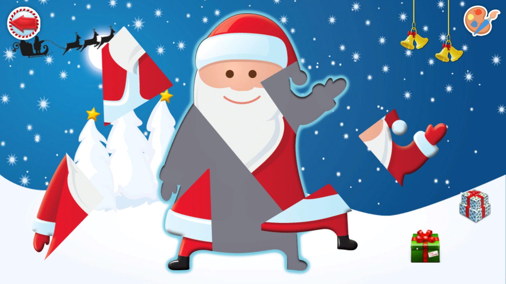 Puzzles & Colors: Games for Kids - Christmas - Screenshot