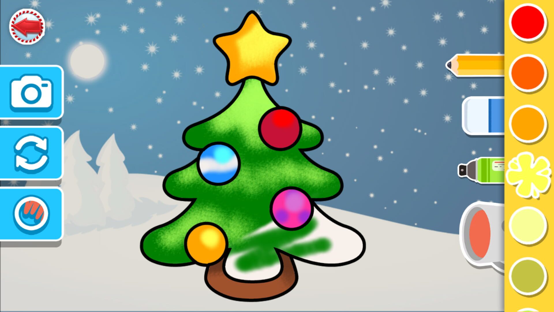 Puzzles & Colors: Games for Kids - Christmas - Screenshot