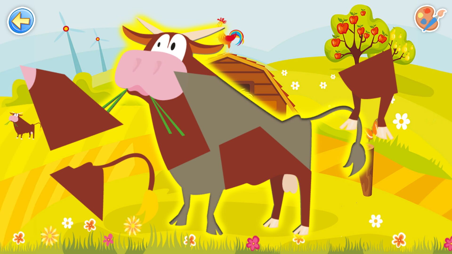 Puzzles & Colors: Games for Kids - Farm Animals - Screenshot