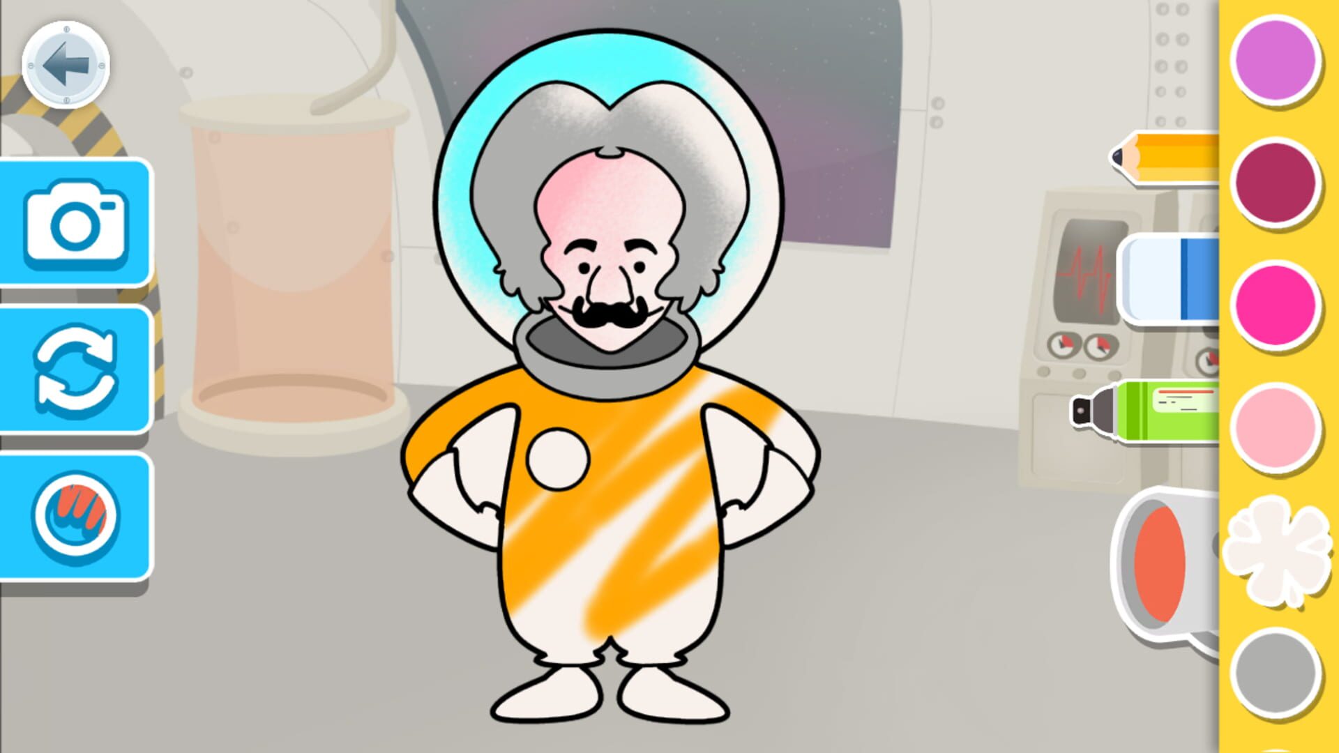 Puzzles & Colors: Games for Kids - Space - Screenshot