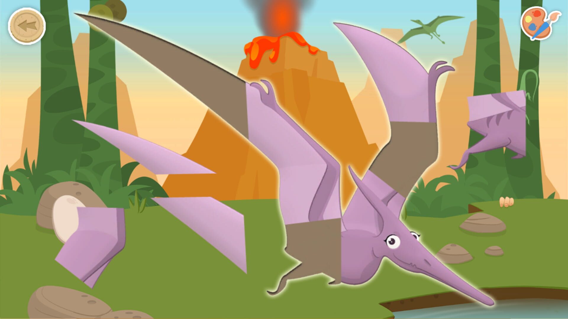 Puzzles & Colors: Games for Kids - Dinosaurs - Screenshot