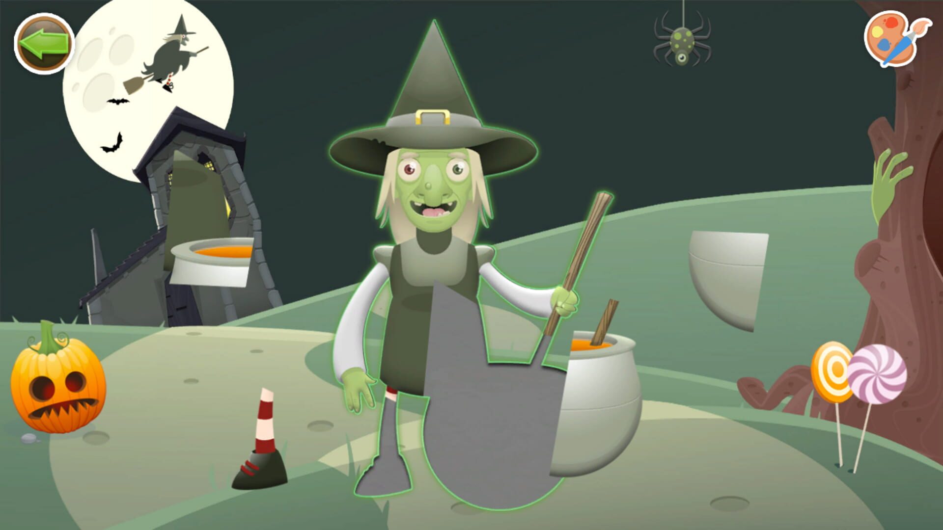 Puzzles & Colors: Games for Kids - Halloween - Screenshot