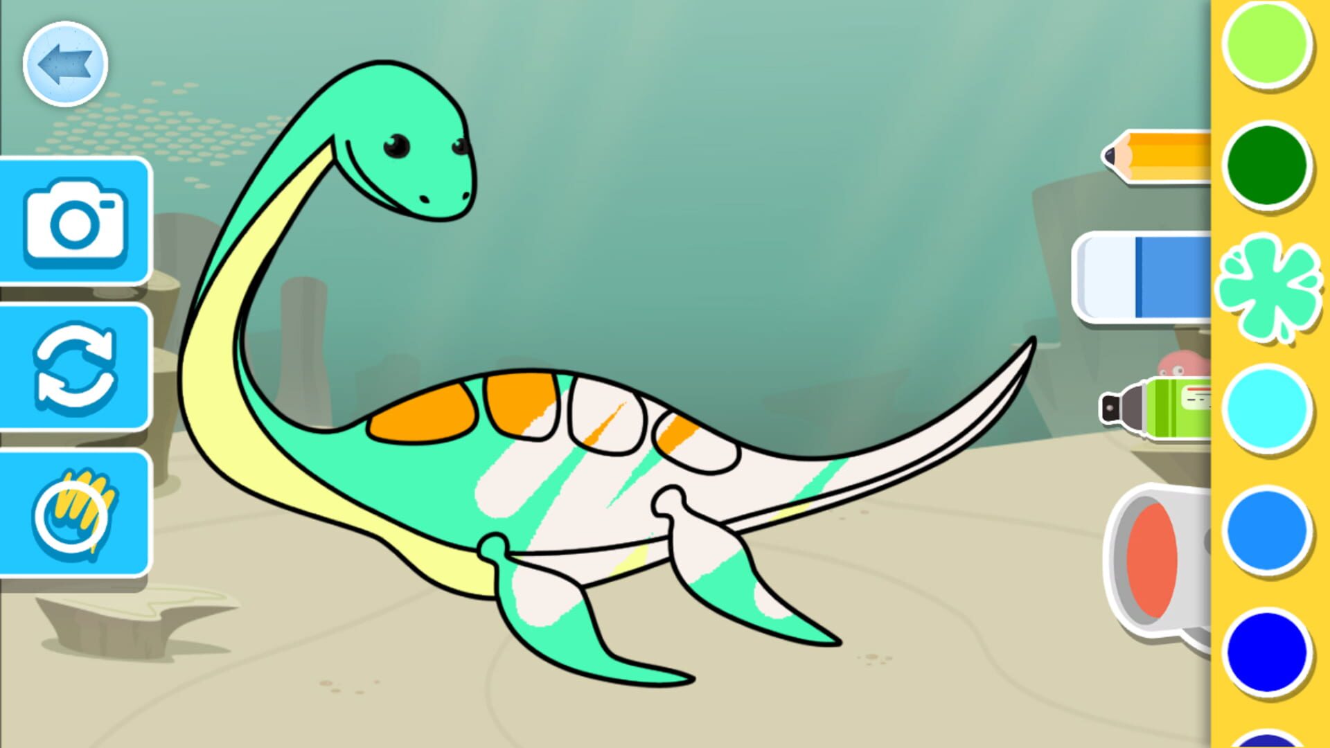 Puzzles & Colors: Games for Kids - Dinosaurs - Screenshot