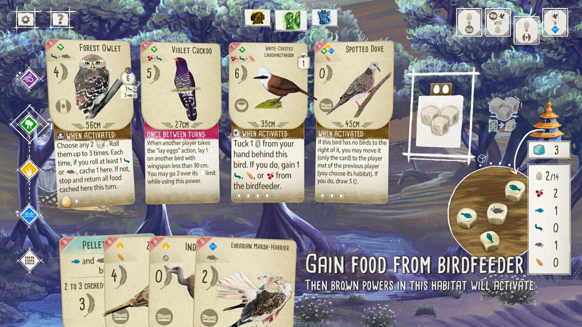 Wingspan: Asia Expansion screenshot