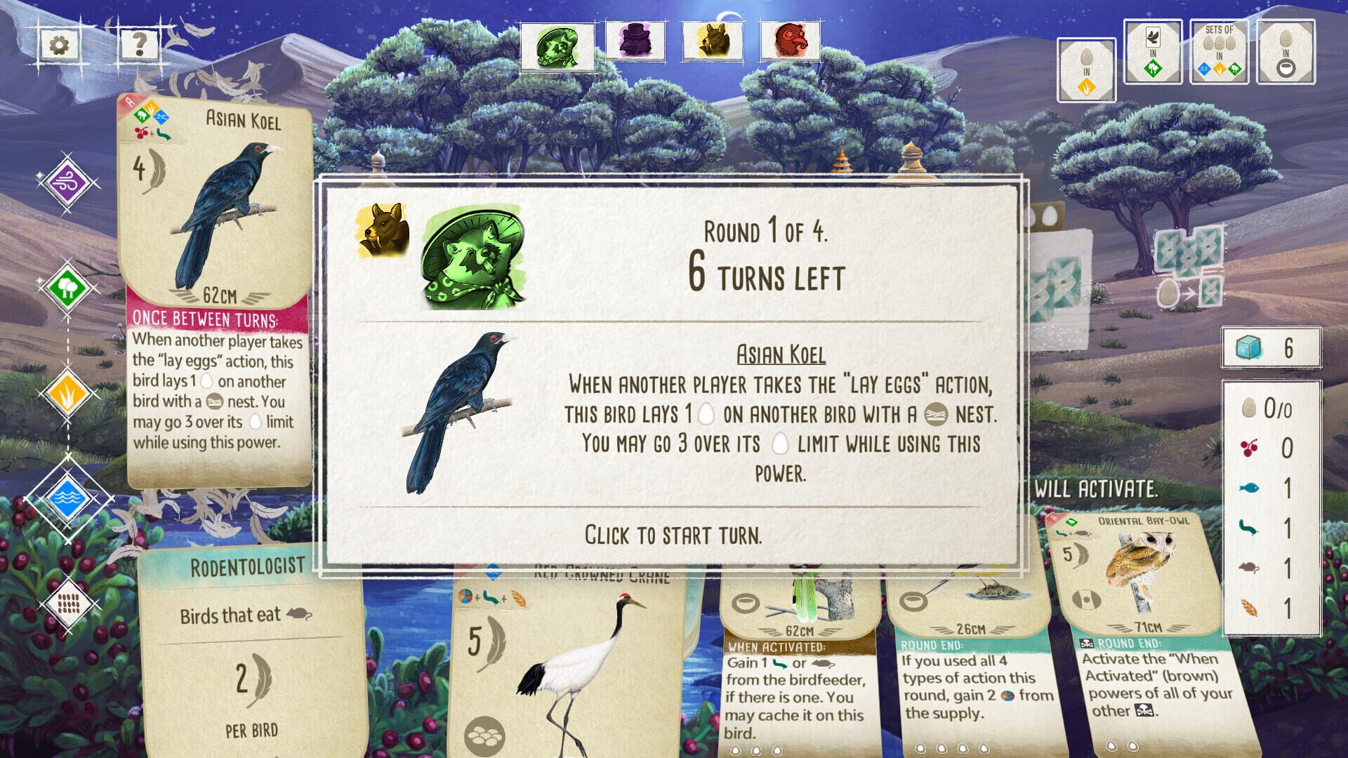 Wingspan: Asia Expansion screenshot