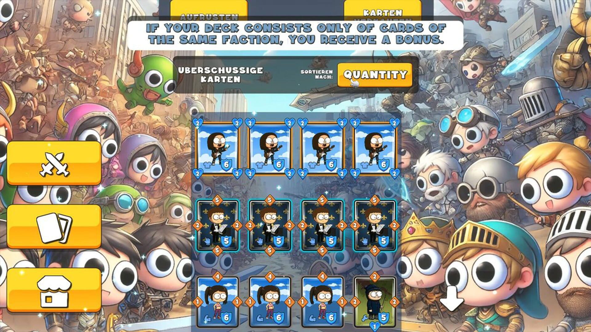 Clash of Weirdos: Card Carnage screenshot