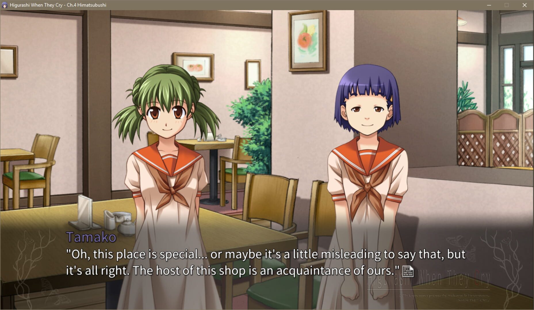 Higurashi When They Cry Hou - Console Arcs