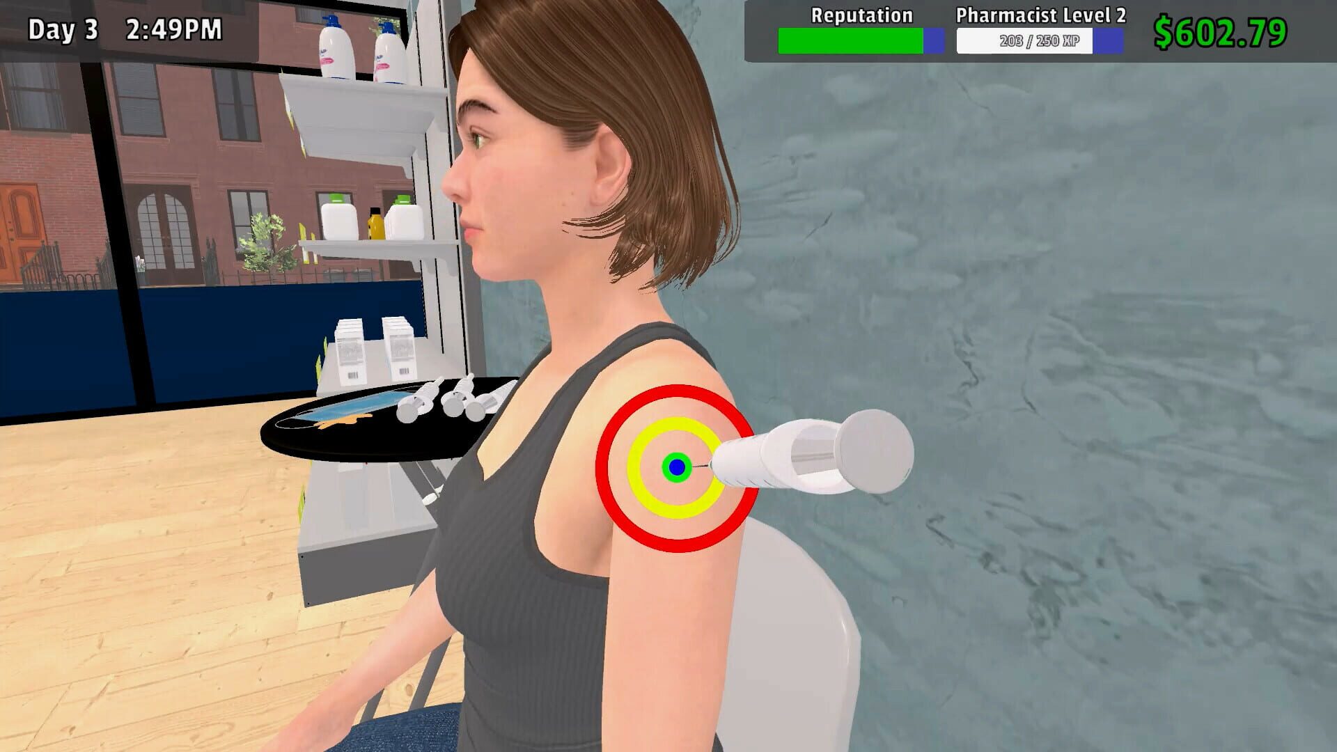 Pharmacy Management Simulator - Screenshot