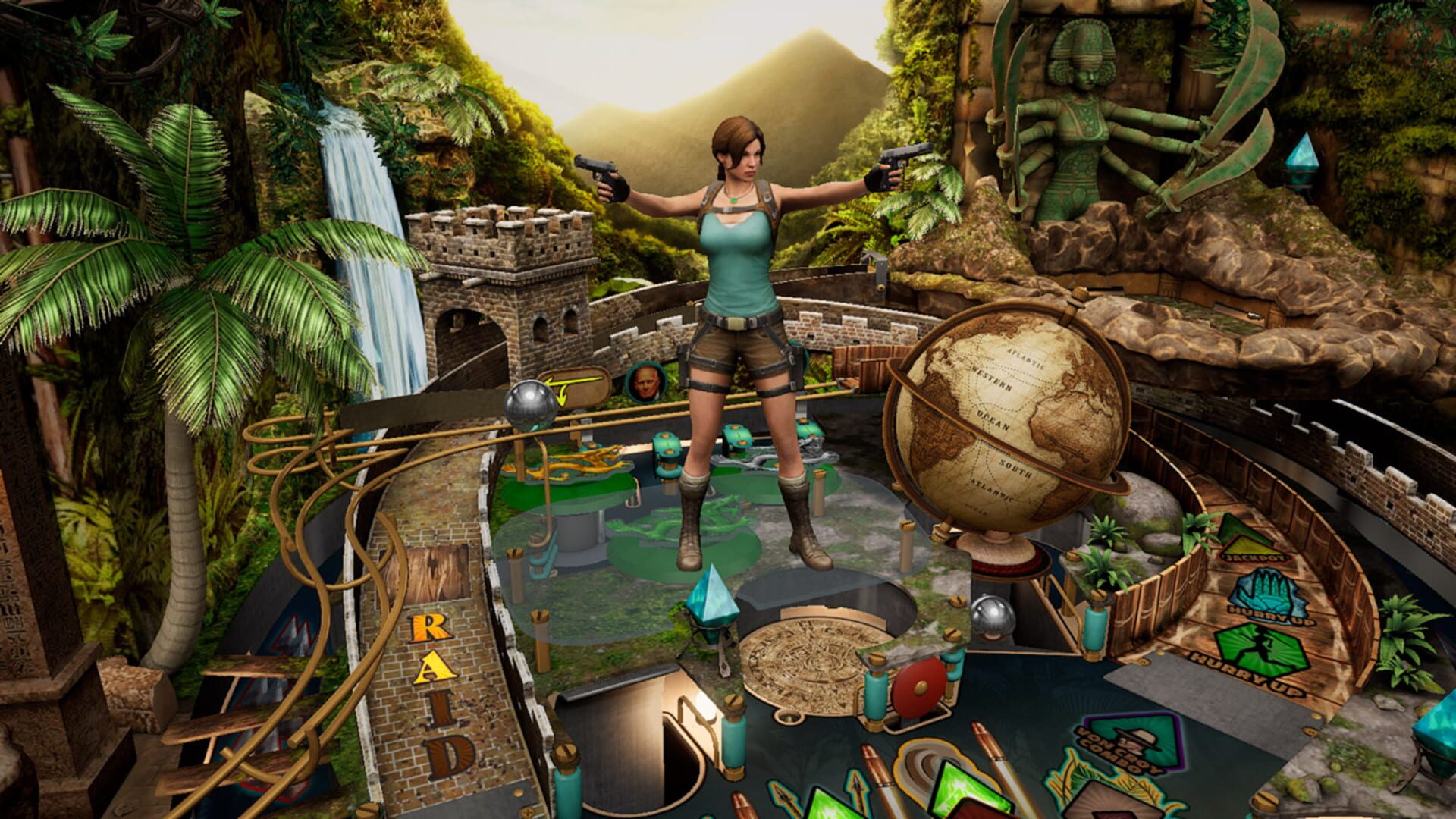 Pinball FX: Tomb Raider Pinball screenshot