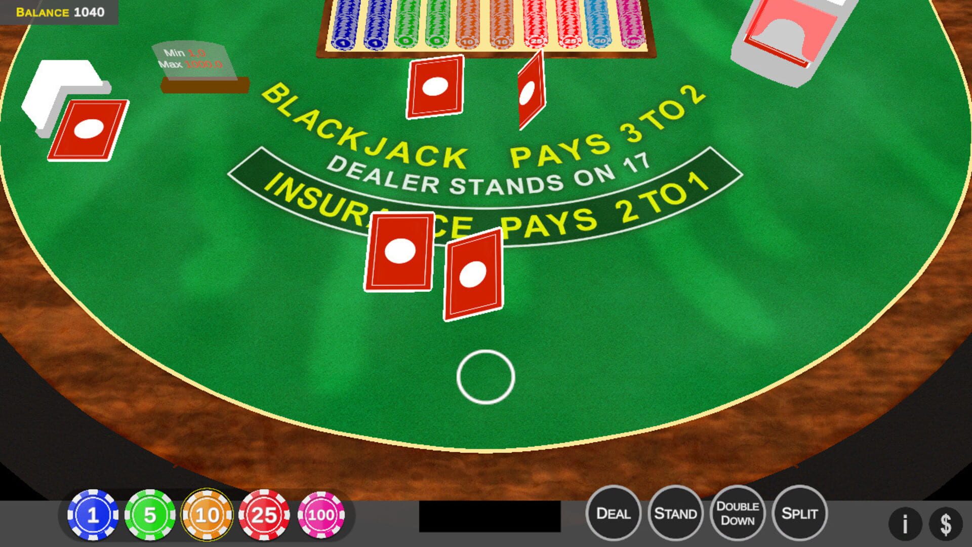 Pro Blackjack screenshot