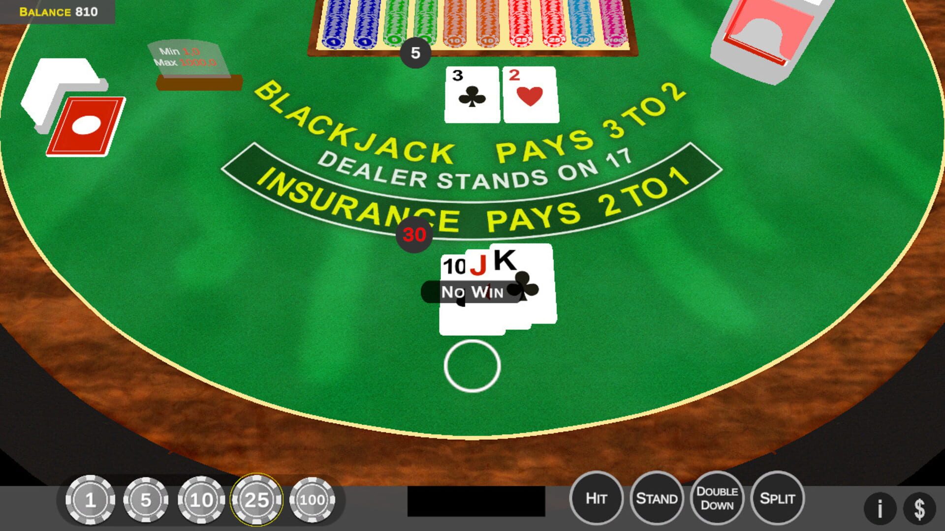 Pro Blackjack screenshot