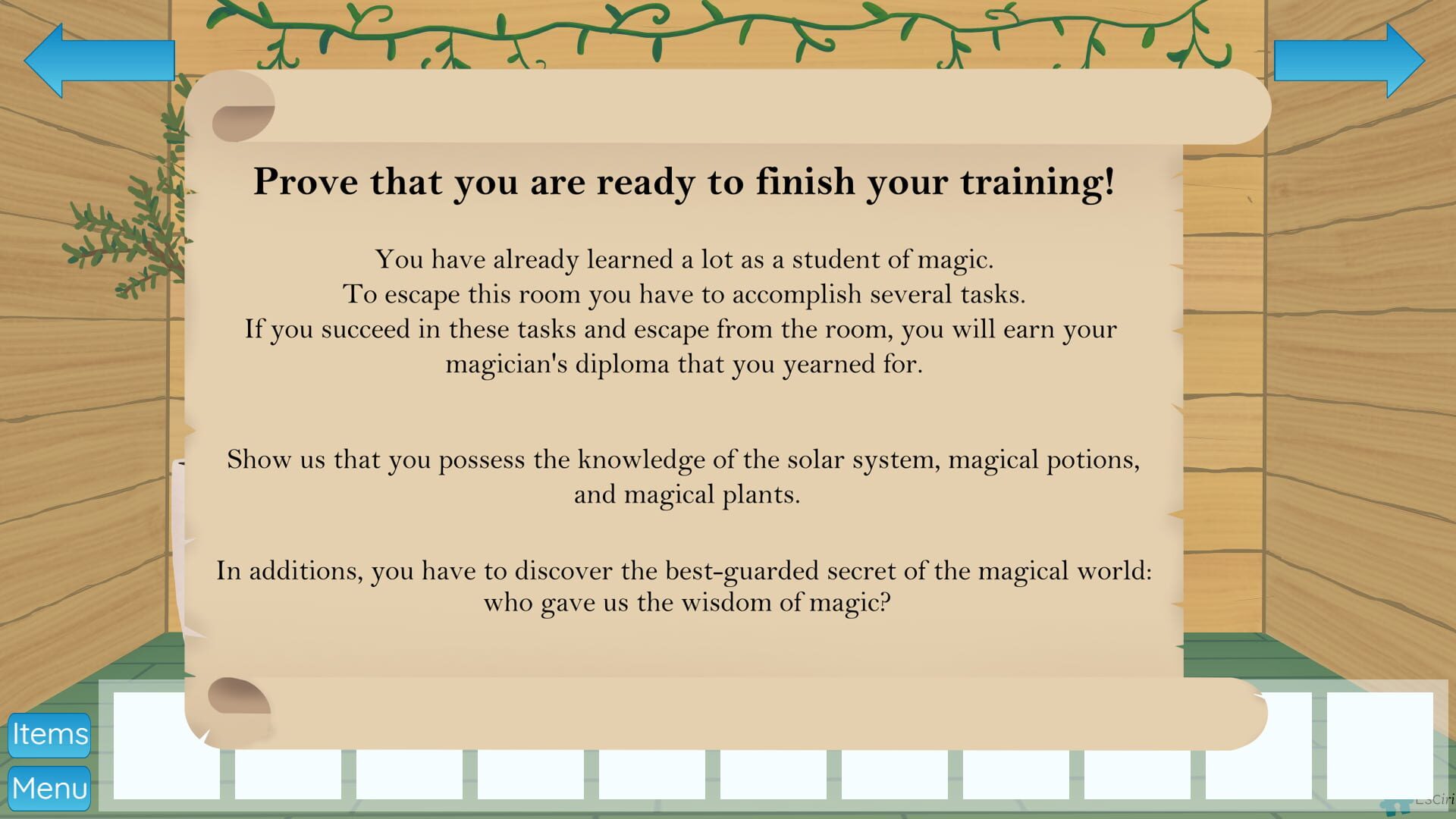 The Magician's Challenge screenshot