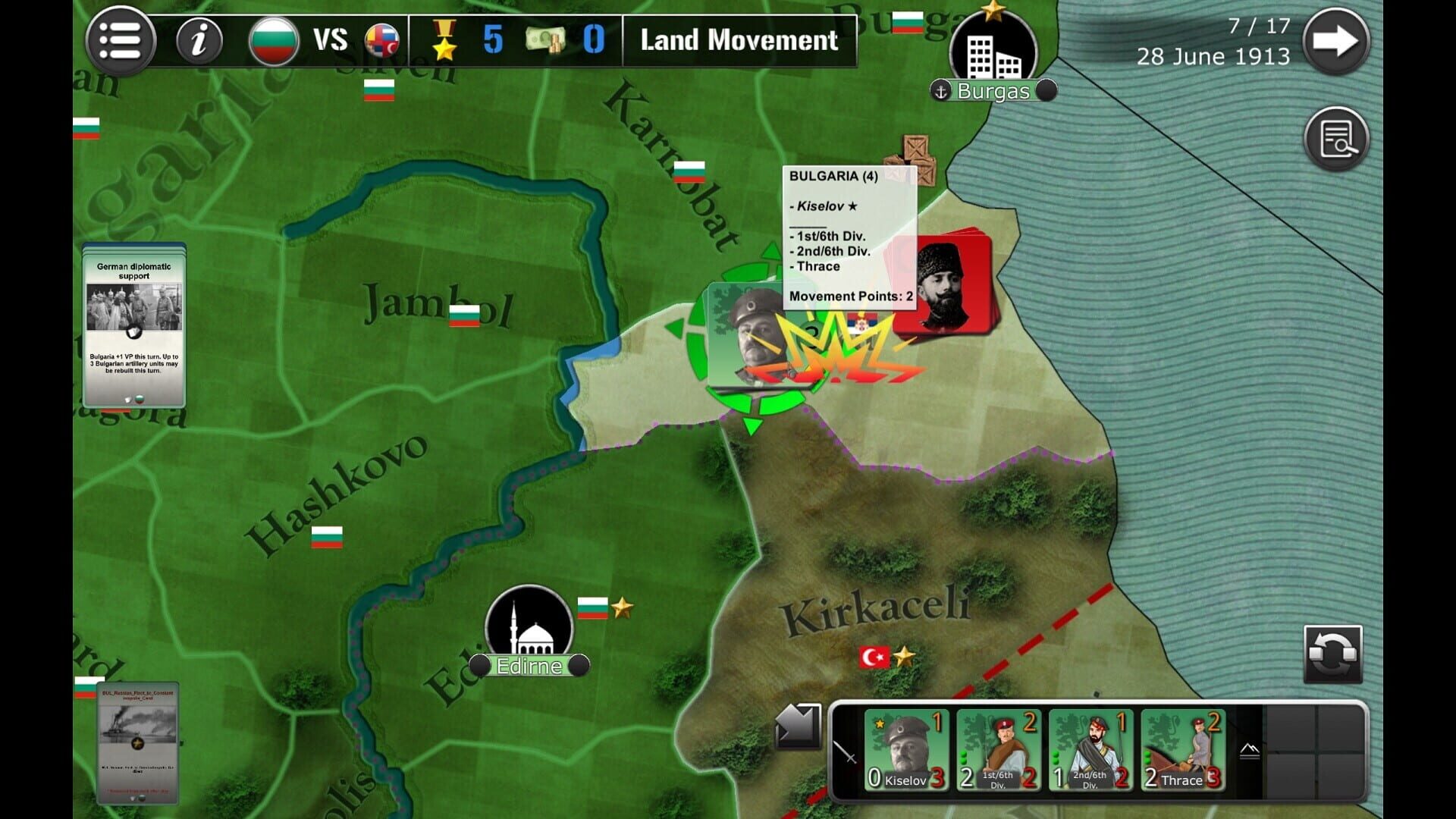 Wars Across the World: Bulgaria 1913 screenshot