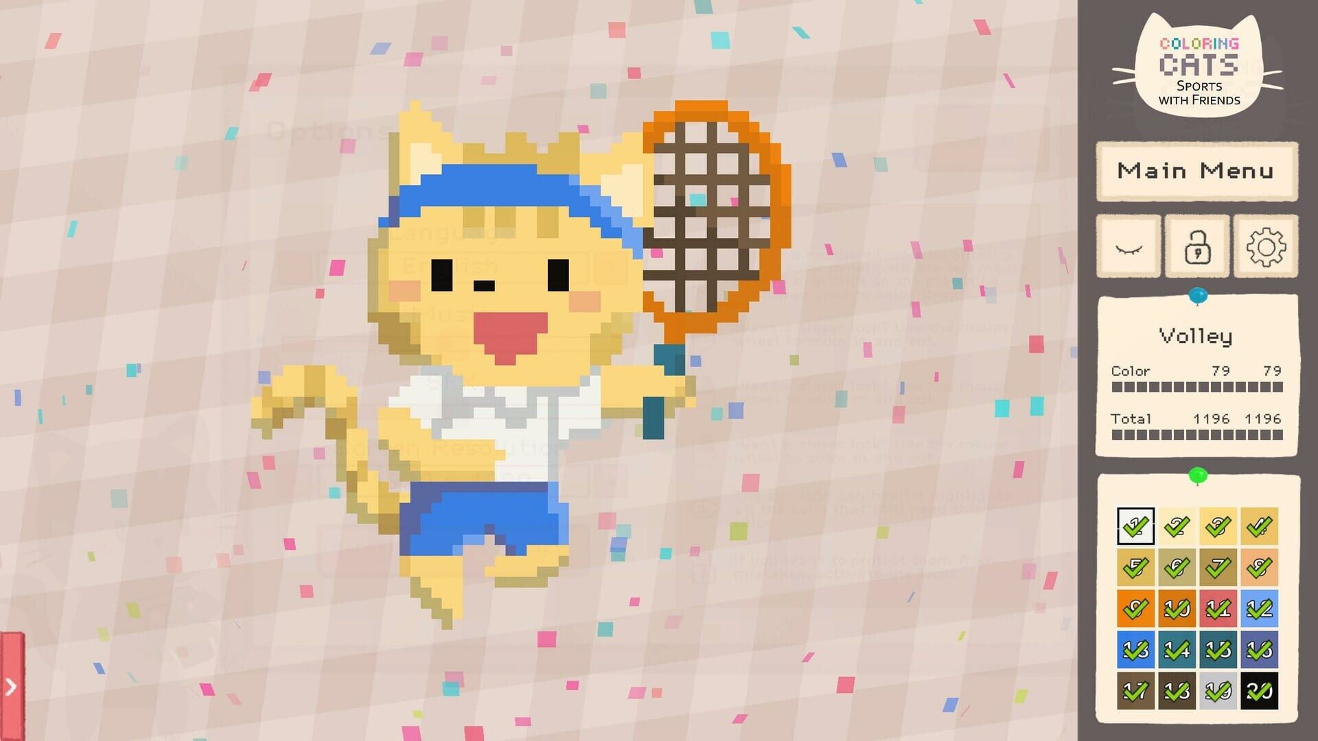 Coloring Cats: Sports With Friends screenshot