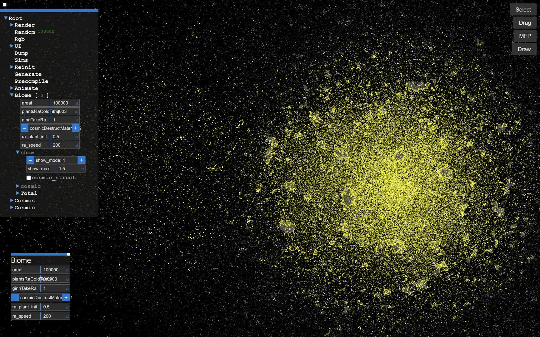 Space Simulation Toolkit - Screenshot