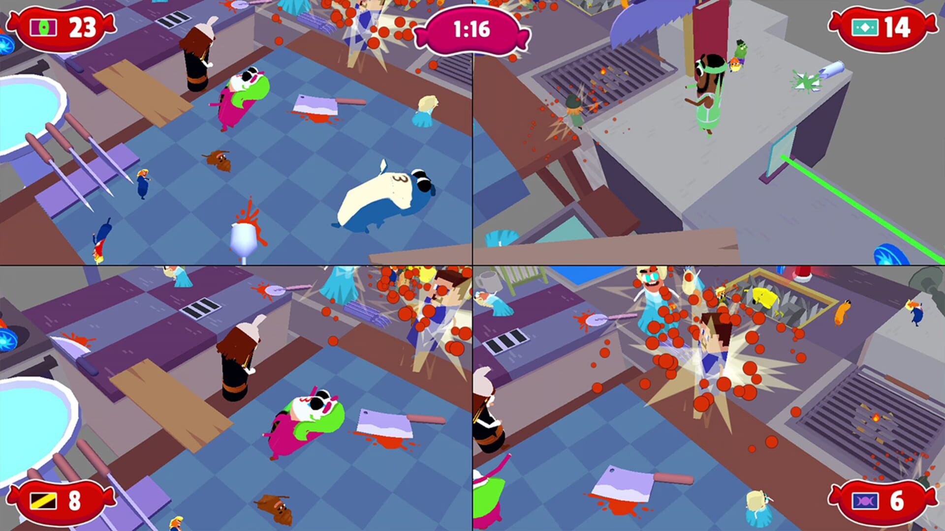 Sausage Wars: Fire Edition screenshot