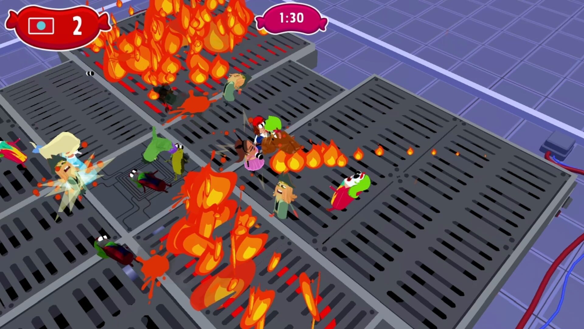 Sausage Wars: Fire Edition screenshot
