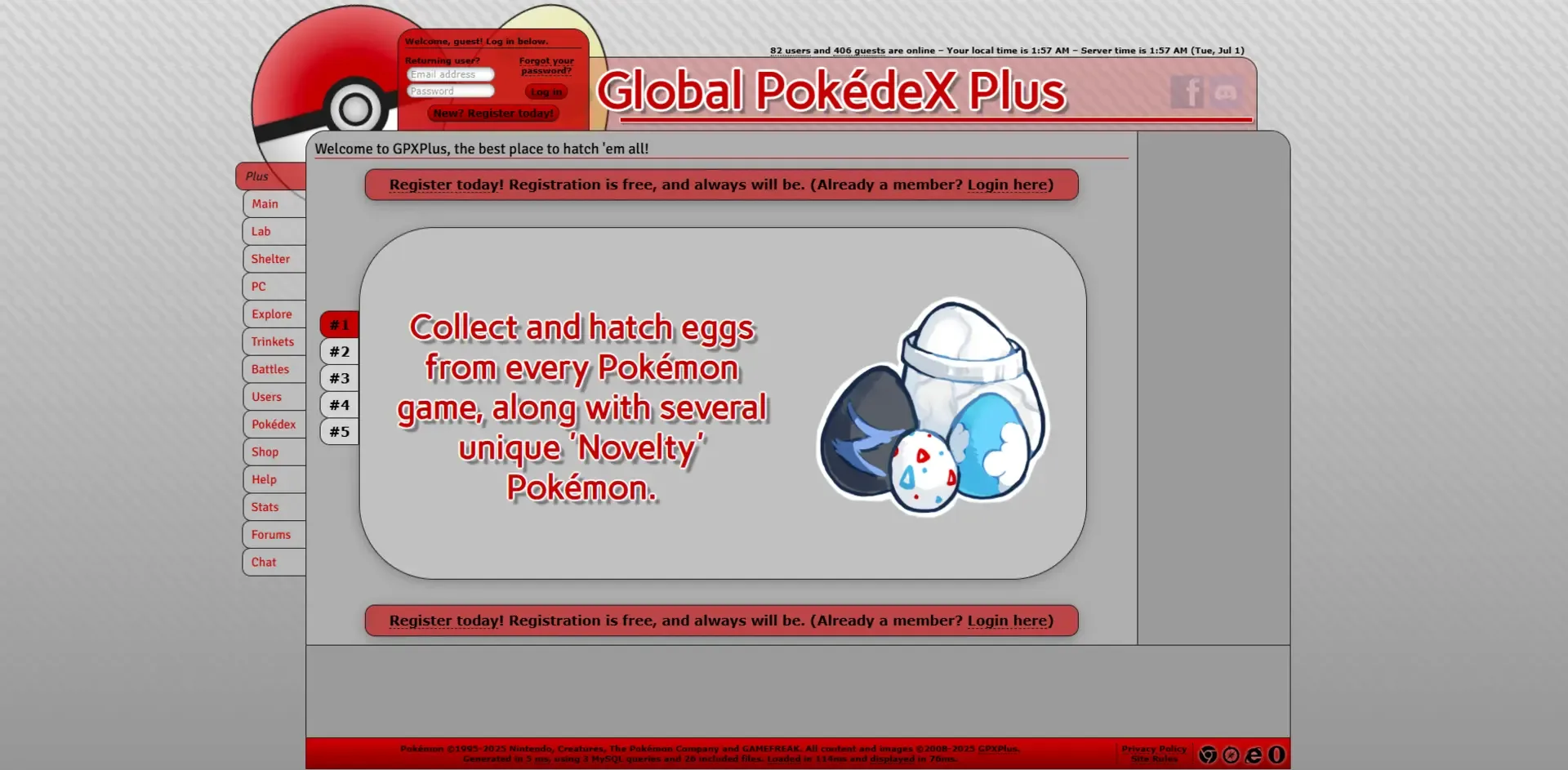 Global Pokédex Plus