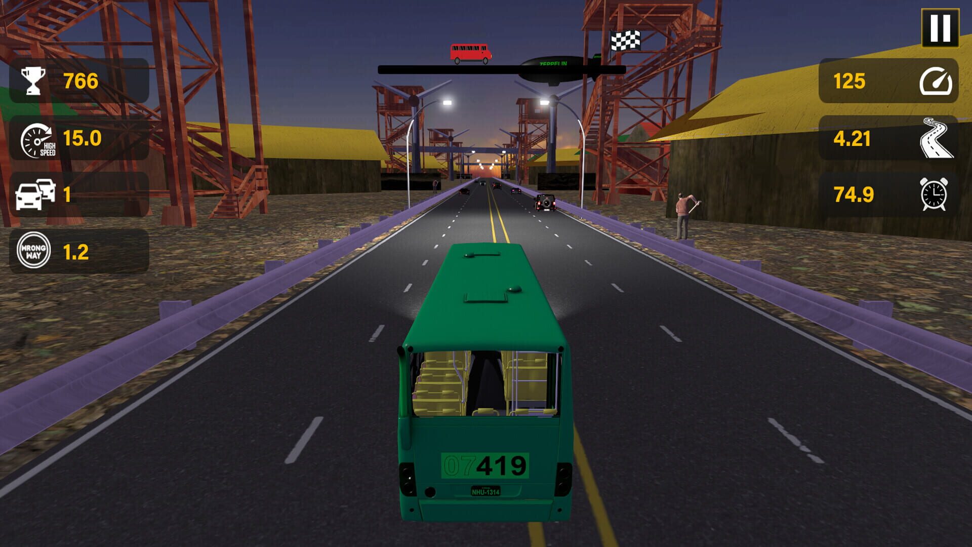 Highway Bus Rush - Screenshot