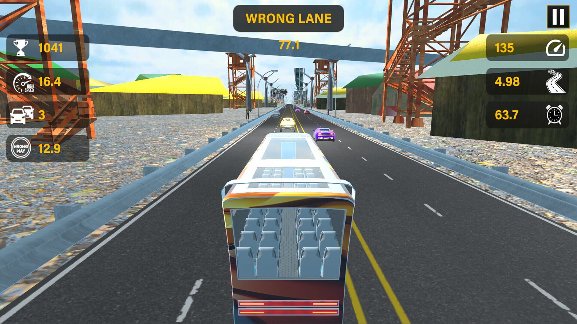 Highway Bus Rush - Screenshot