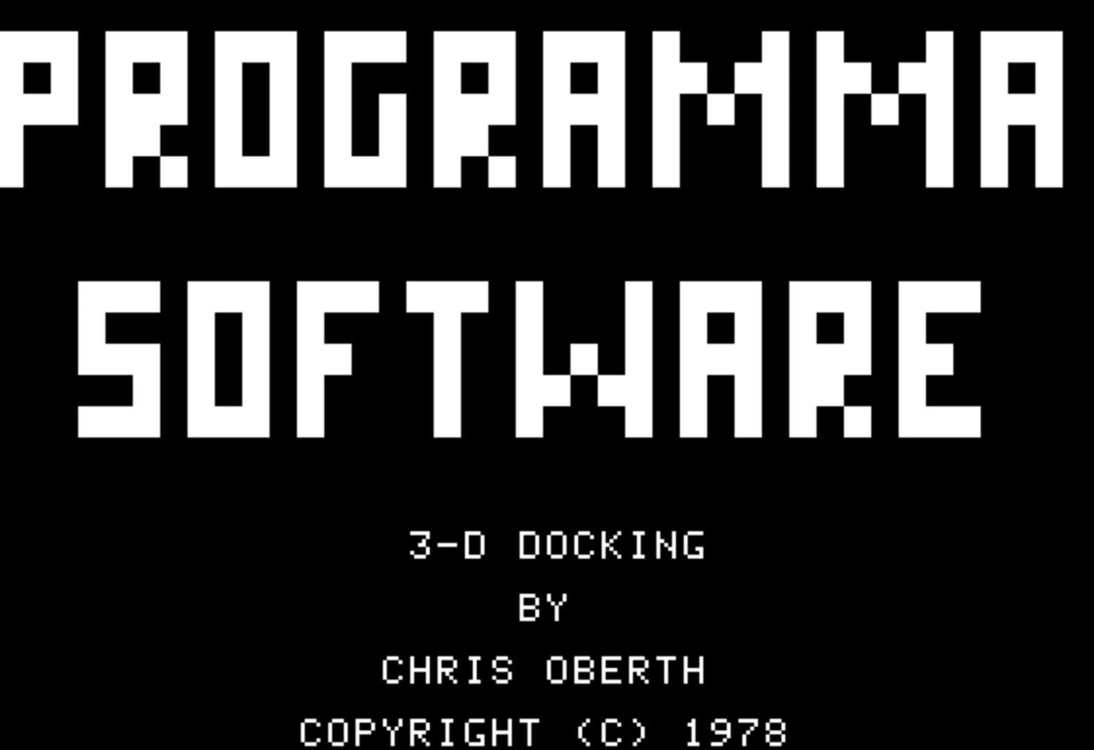 3-D Docking Mission