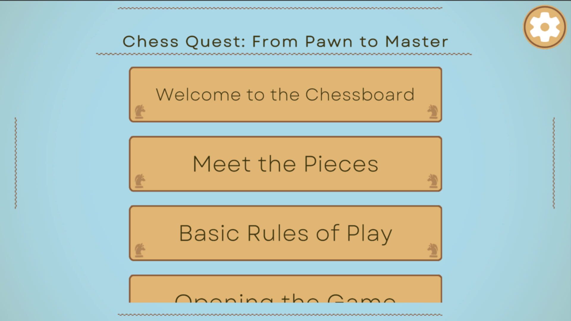 Chess Quest: From Pawn to Master