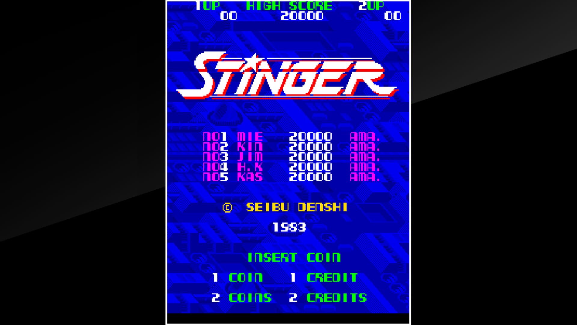 Arcade Archives: Stinger screenshot