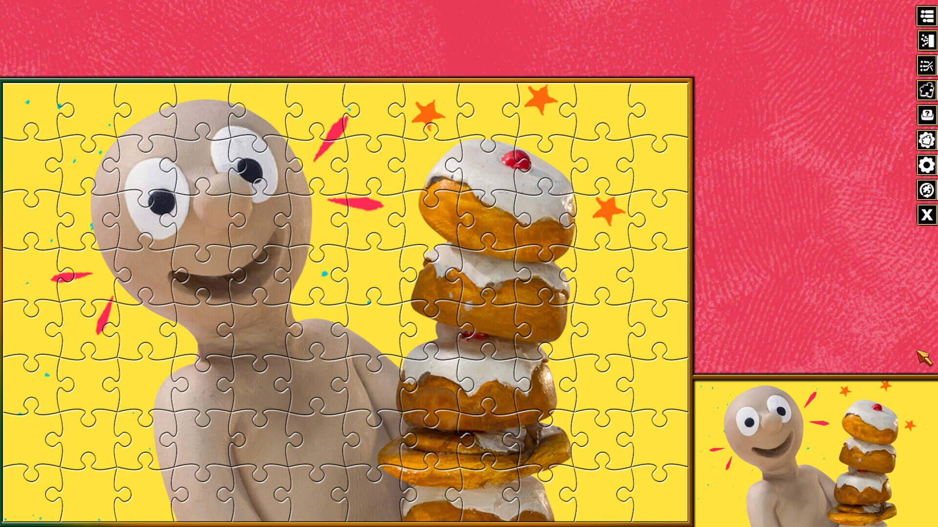 Pixel Puzzles Aardman Jigsaws: Morph - Screenshot