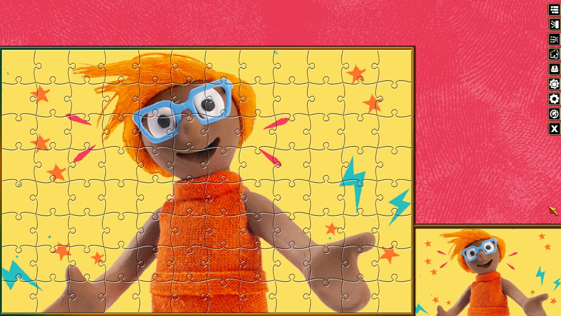 Pixel Puzzles Aardman Jigsaws: Morph - Screenshot