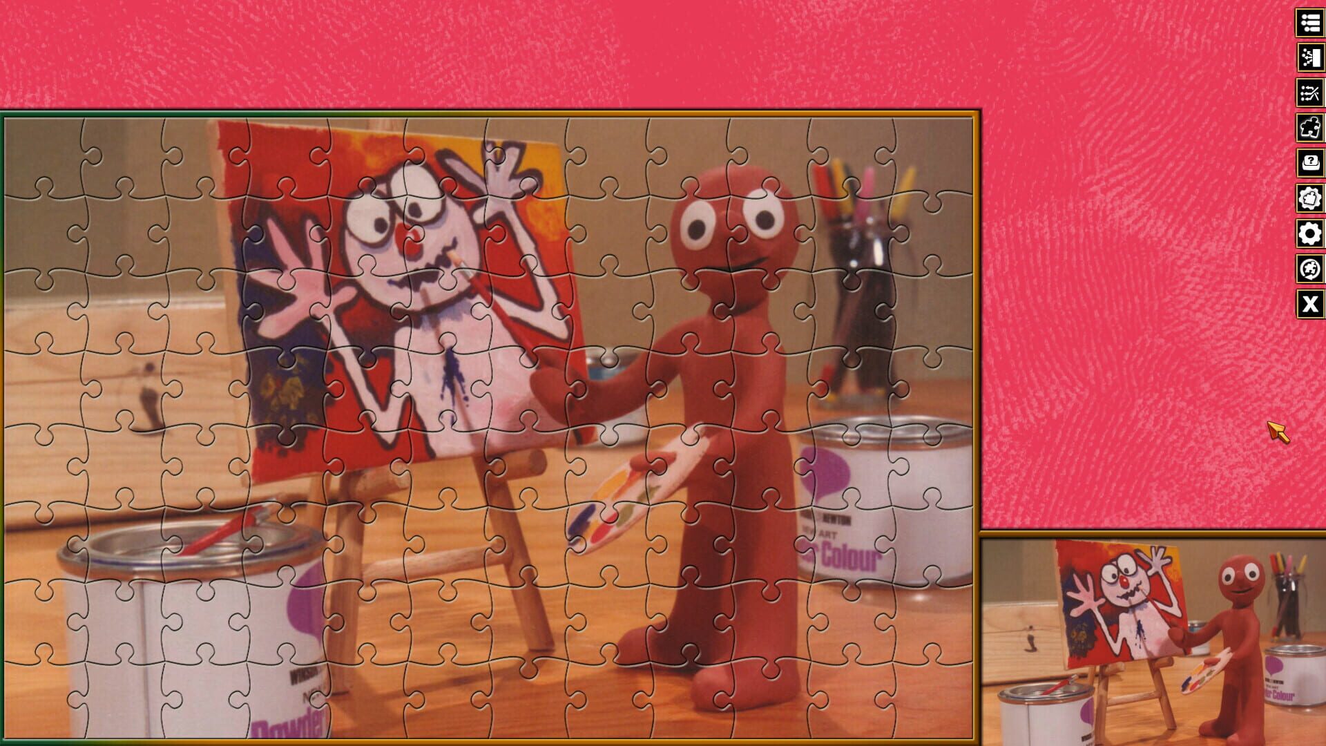 Pixel Puzzles Aardman Jigsaws: Morph - Screenshot
