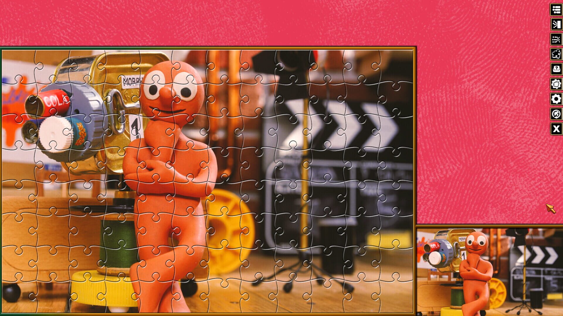 Pixel Puzzles Aardman Jigsaws: Morph - Screenshot