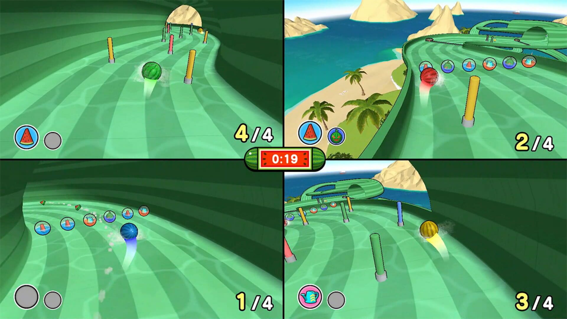 Hit! Spin! Watermelon Party screenshot