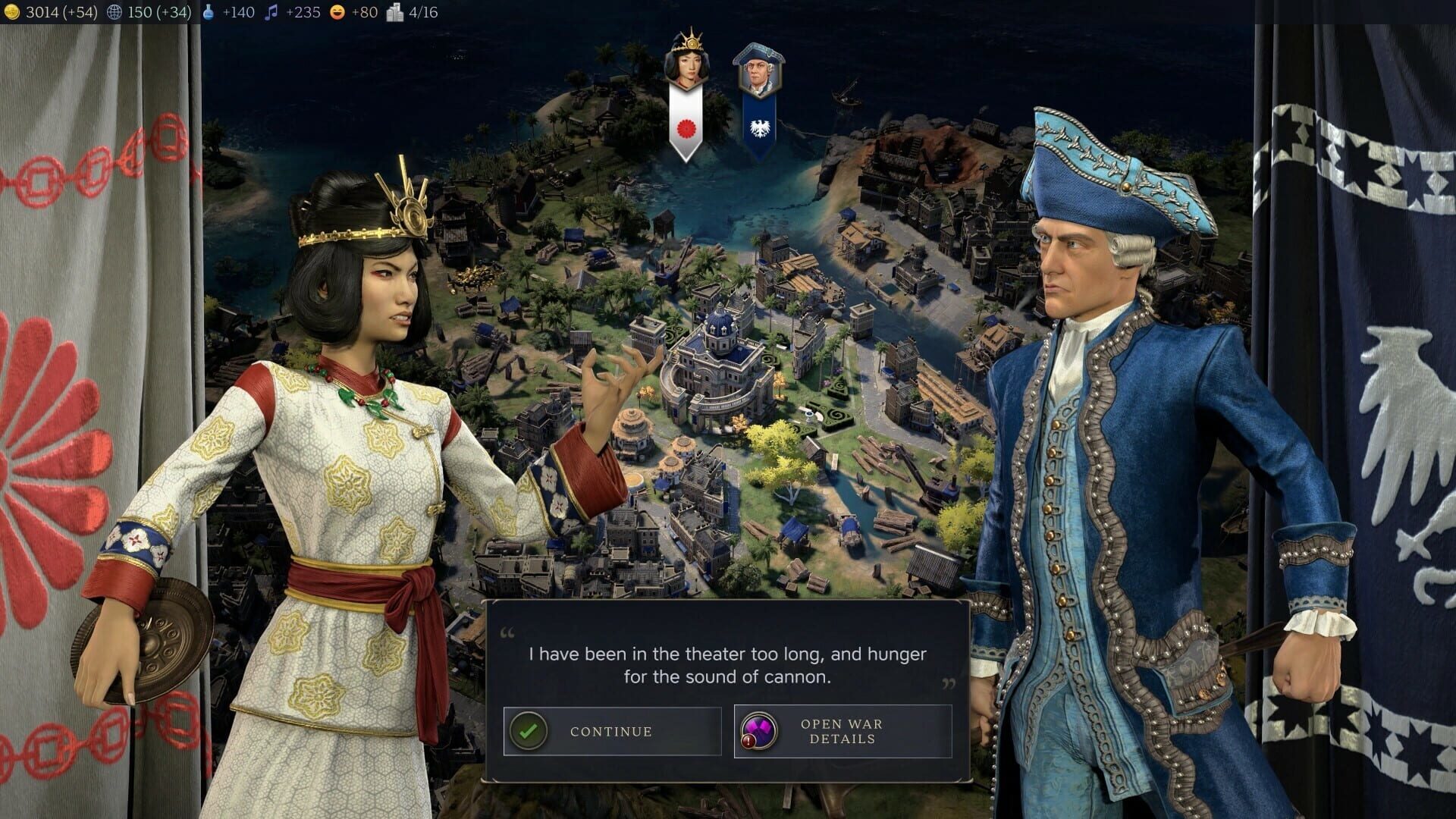 Sid Meier's Civilization VII: Friedrich (Baroque) Persona screenshot
