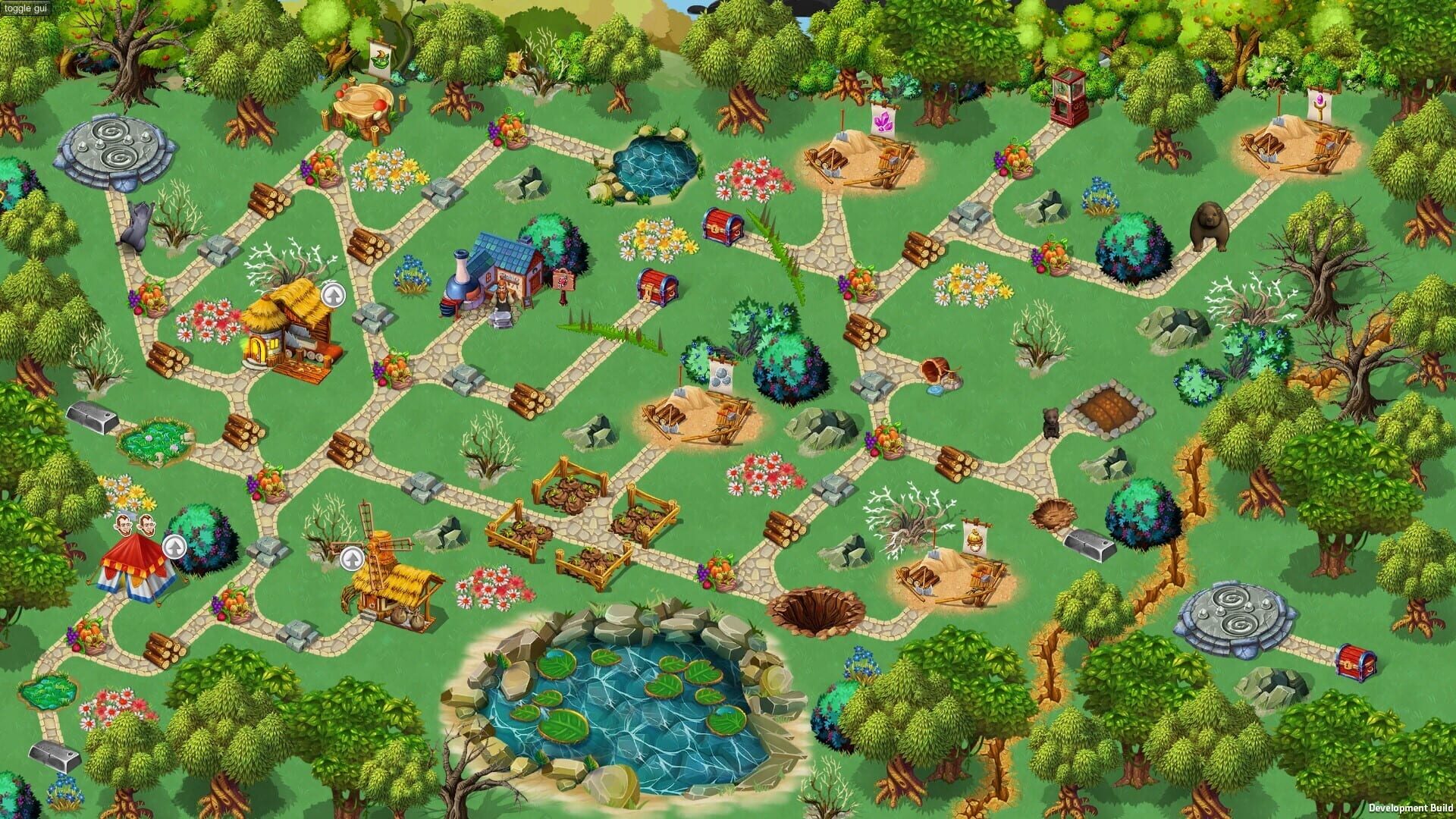 Gnomes Garden: Black Stones