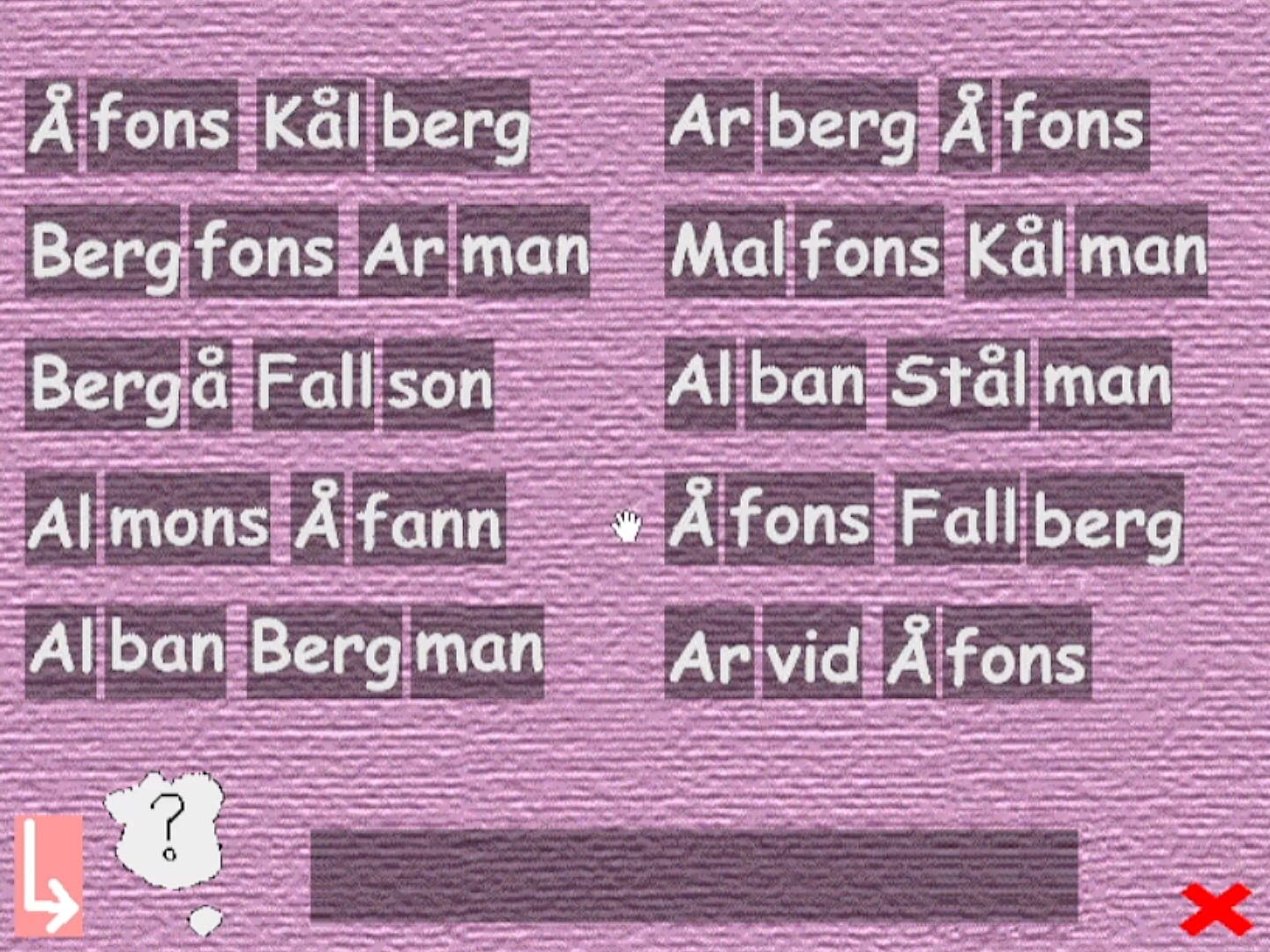 Är Alfons Åberg hemma?